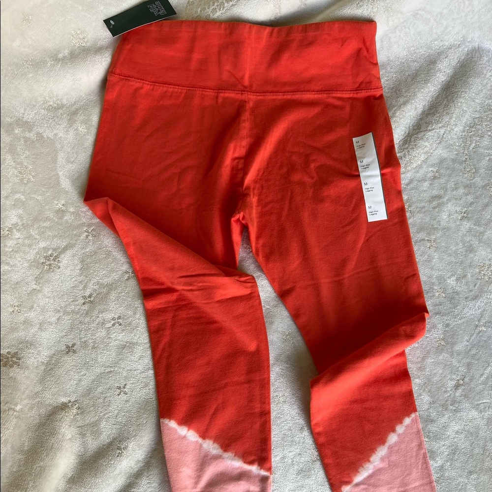 Leggings color orange size M, XL